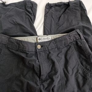 Columbia Black Cropped Utility Pants (#1,372)